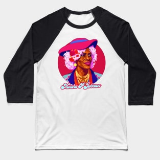 Marsha P Johnson /\/ Queer Icon Design Baseball T-Shirt